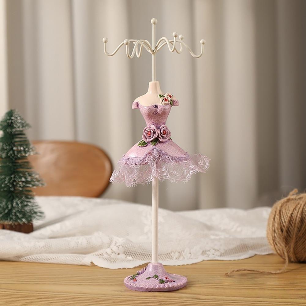Organizer Rack Necklace Mannequin Display Stand Princess Earrings Rack Stand Display  Jewelry Store