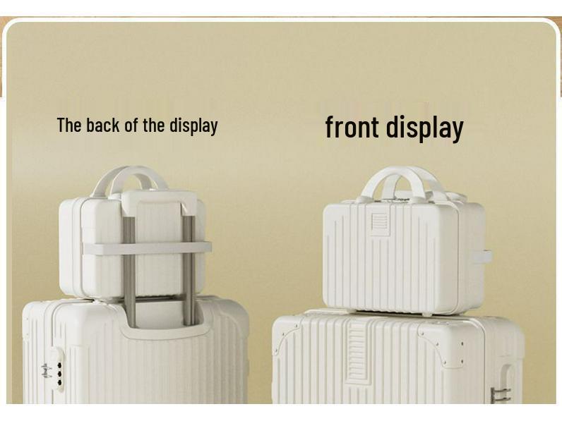 Large Capacity Retro Korean Style Travel Suitcase with Durable Universal Wheels - 2025 Edition