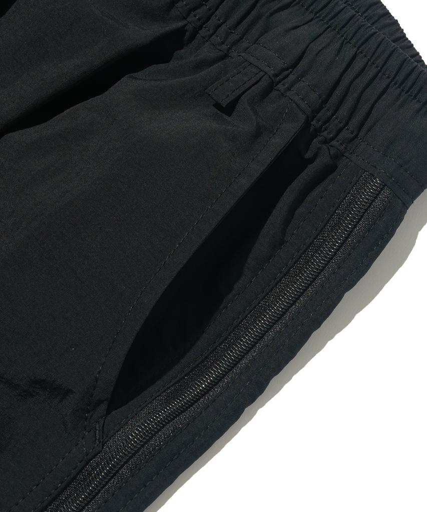 OTHERFITS Side Zipper Nylon Balloon Pants (Black)