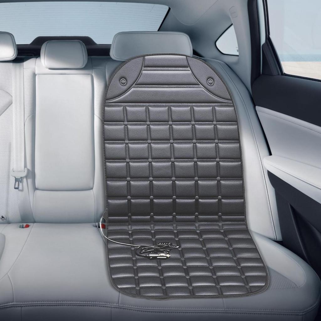Car Heated Seat Cover 12V Vehicle Winter Supplies Electric Auto Seat Heater For Cars Trucks SUVs RVs Drivers Travelers Winter