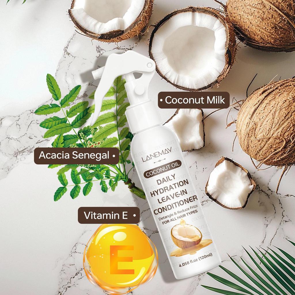 Daily Hydration Leave-In Conditioner-Softens Hair And Improves Styling Manageability-Suitable For All Hair Types, 120ml