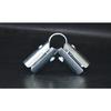 1Pcs Round Pipe Joint Carbon Steel Galvanized Rod Support Rack Tube Connector  Furniture Hardware