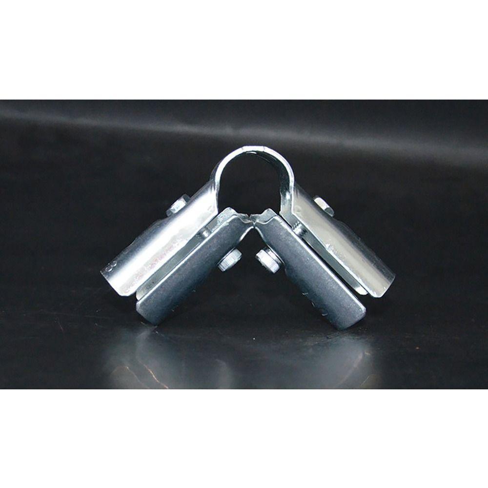 1Pcs Round Pipe Joint Carbon Steel Galvanized Rod Support Rack Tube Connector  Furniture Hardware