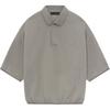 Fear of God Essentials 3/4 Sleeve Polo Heather Grey Men Tops 192SU244401F