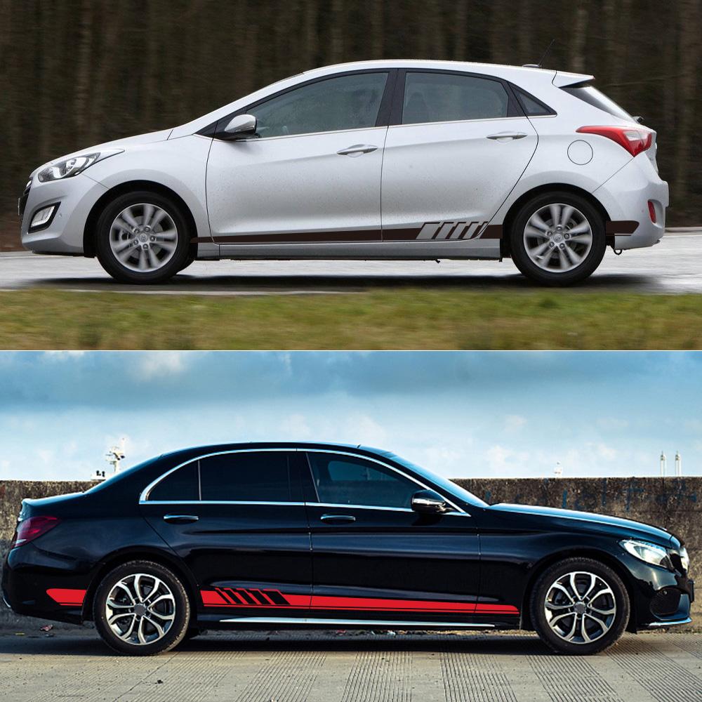 2Pcs Car Stickers For Hyundai Tucson I40 I30 I10 I20 IX35 IX20 Solaris Genesi GDi AutoAccessories Decals