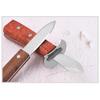 Stainless Steel Wooden Handle Dull Blade Oyster Knives Scallop Seafood Tools Seafood Scallop Knife Seafood Opener