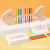 Early Education Children's Puzzle Fine Training Action Fishbone Color Matching Cognitive Thinking Training Toys Teaching Aids