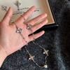 Four-leaf Clover Necklace Luxurious and Versatile High-end Sweater Chain Long Pendant Accessory