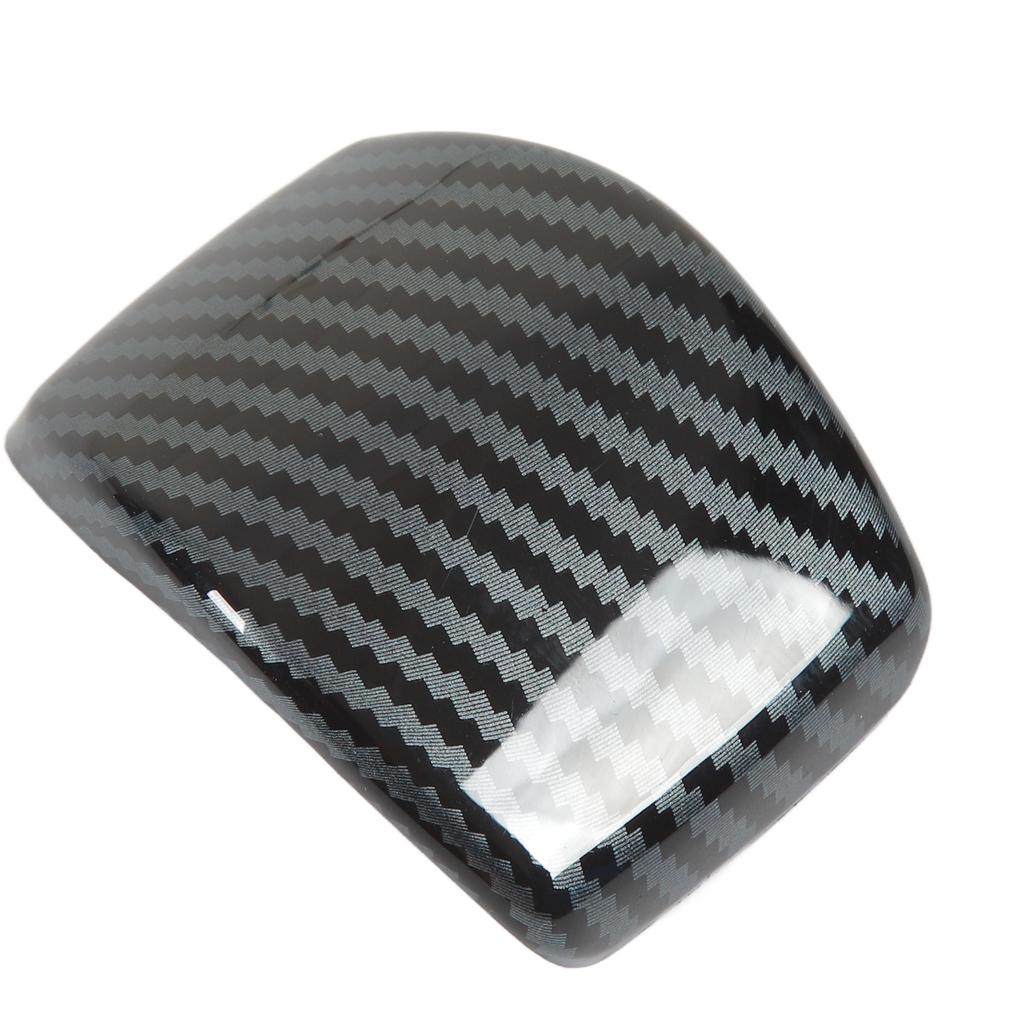 Gear Shift Knob Cover Carbon Fiber Pattern Protective Shift Head Sticker Replacement for Land Cruiser Lc300 2023