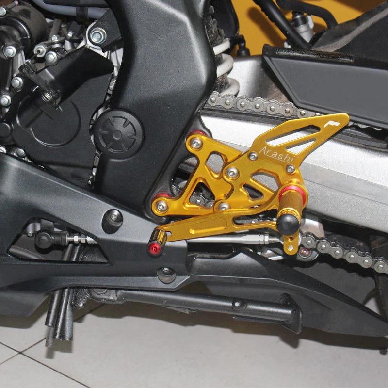 Motorcycle Adjustable Rearset Footrests Foot Pegs Pedal For HONDA CBR250RR CBR 250 R RR MC51 2017 2018 2019 2020 2021 2022 2023