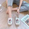 Spring cloth shoes one pedal flat-bottomed lazy fisherman breathable canvas single shoes