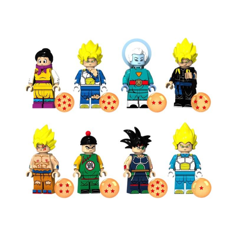 Kerui Kt1007 1009 1011 Dragon Ball Wukong Building Block Figurine Children'S Assembly Toy Bag
