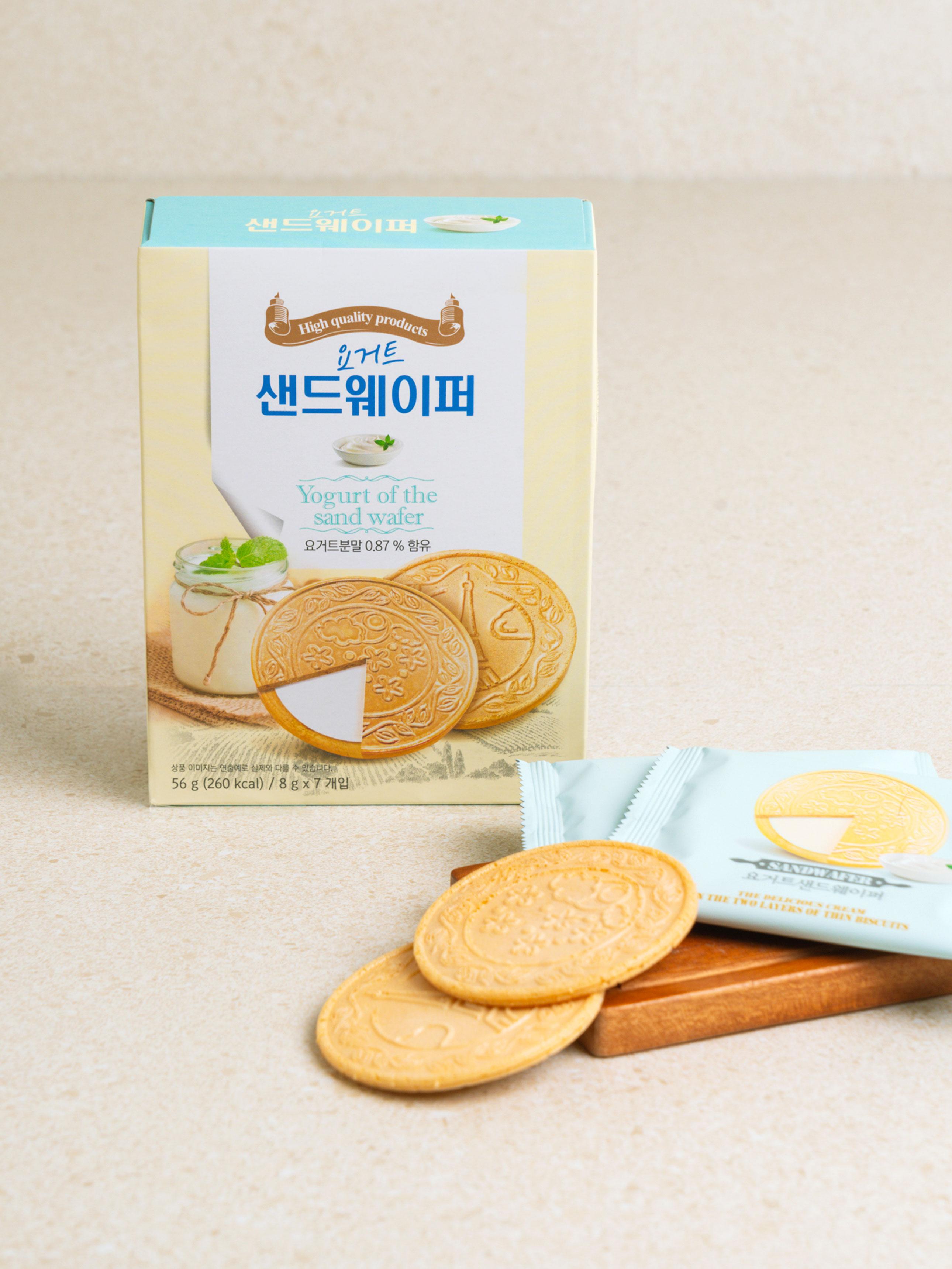 Yogurt Sandwich Wafer Biscuits 56g 1ea