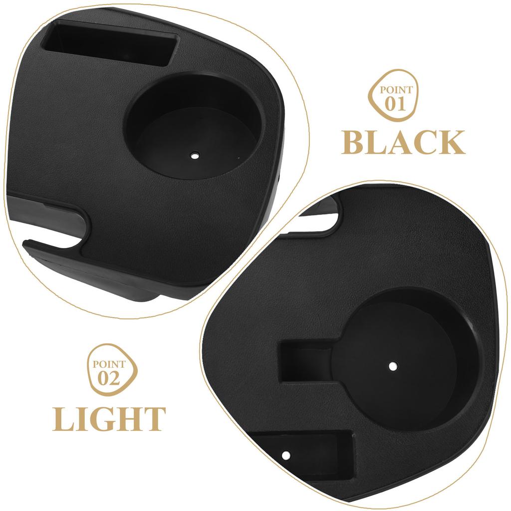 Plastic Clip On Chair Cup Holder Side Tray Lounge Chair Outdoor Drink Holder for Beach Camping Yard Beverage Tray