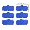 6 Pieces Blue Helmet Sweatband Absorbent Snap-Fastener-on