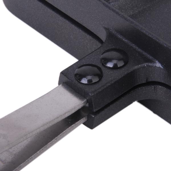 Aluminum Waffle Maker Cake Pan with Handle Black