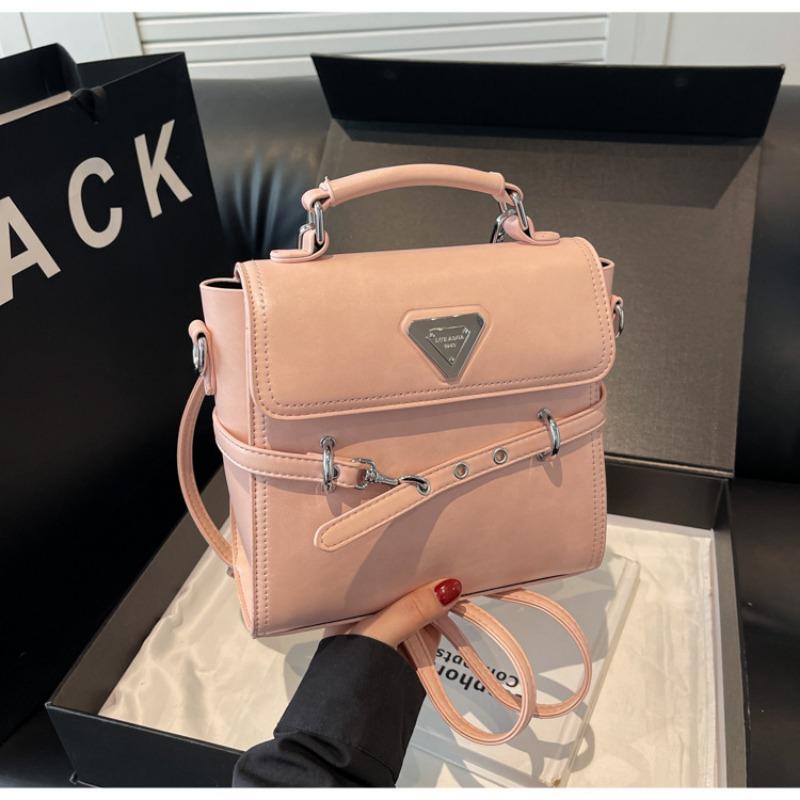 Retro Fashion Handbag Women's Winter New Simple Small Square Bag High-end Shoulder Women's Bag