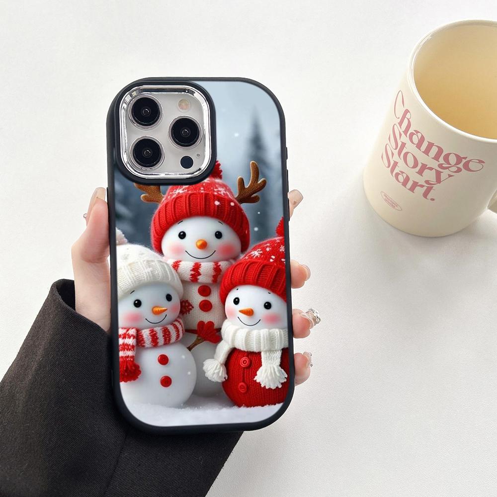 

N103 Новогодний Веселый Рождественский дизайн Мягкие чехлы для телефонов Samsung S24 S23 Plus A15 A35 A54 Infinix Hot40i Покрытие Рамка Защитная задняя крышка для камеры Tecno Spark 20/20C