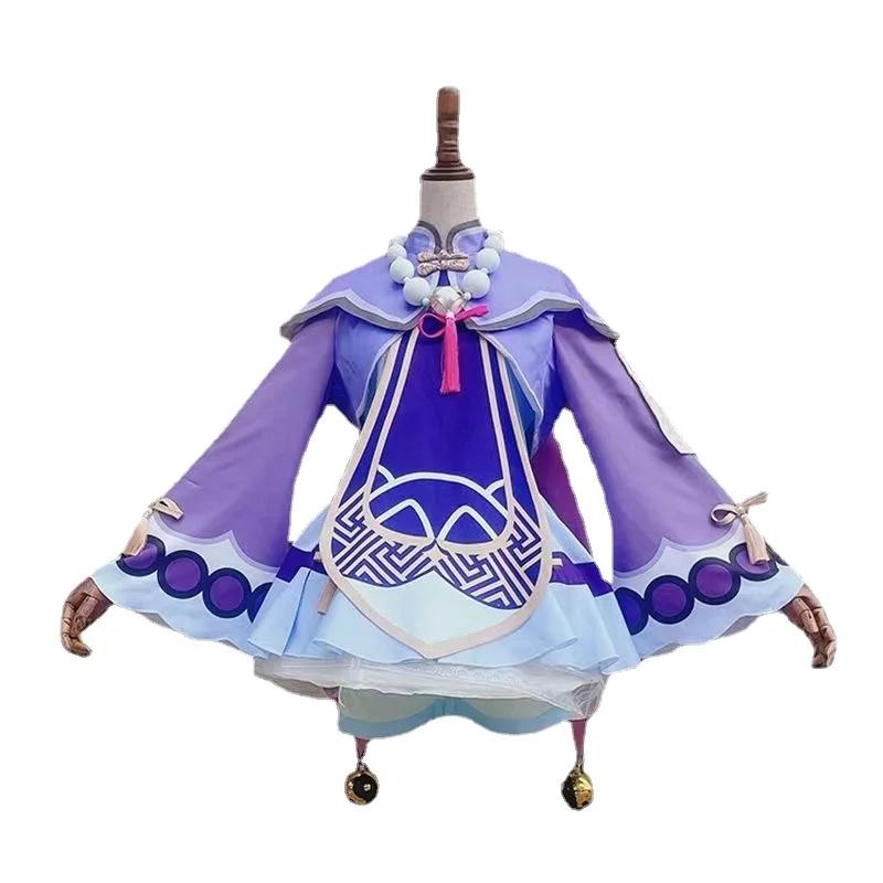 Game   Project Qiqi Cosplay Costumes Anime Figure Vestido Zombie Girl Dress Halloween Costumes for Women Suit Wig
