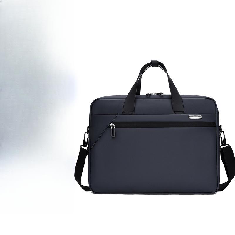 Fashionable Men's Computer Bag High-end Sense Commuting Handheld Women's Briefcase Lightweight Conference Bag Travel Shoulder Bag