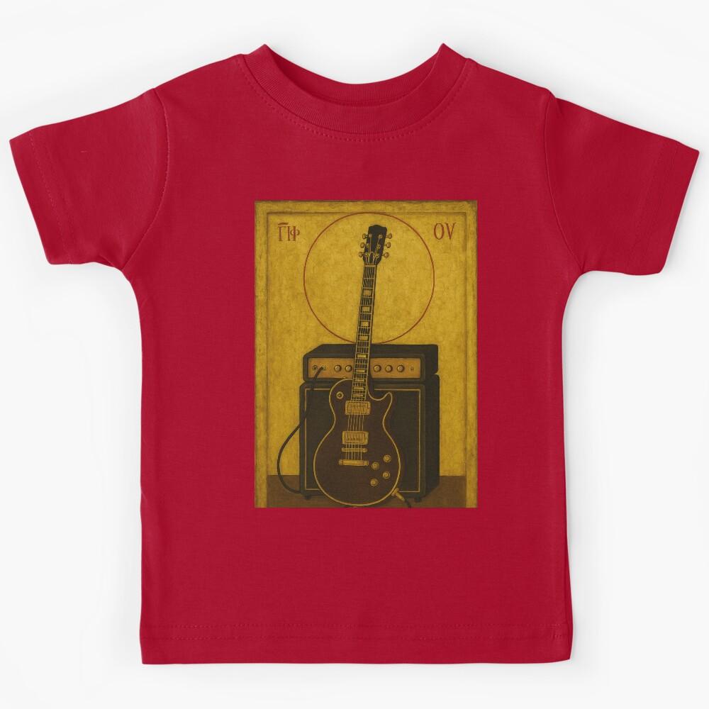 Holy image, great electric guitar Kids T-Shirt 110