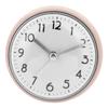 SOLUSTRE Wall Clock, Suction Cup Mount, Small, Stylish, Cute, 7.5cm, for Kitchen, Bathroom, Simple Interior Decoration, Office, Hotel, Living Room,