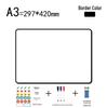 Double-Sided Magnetic Kids Whiteboard: Desktop Erasable Blackboard for Drawing and Live Streaming Prompts.