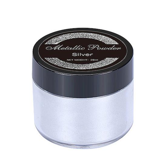 1 boks metallisk pulver Håndlaget neglekunstdekorasjon DIY epoksyharpiksform Fargestoff Nail Solid Pigment Kunsthåndverk Verktøy for smykkefremstilling