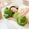 Prone Position Green Turtle Frog Animals Plush Toys Simulation  Kawaii Cartoon Soft Dolls Birthday Valentine's Day Gifts Kids
