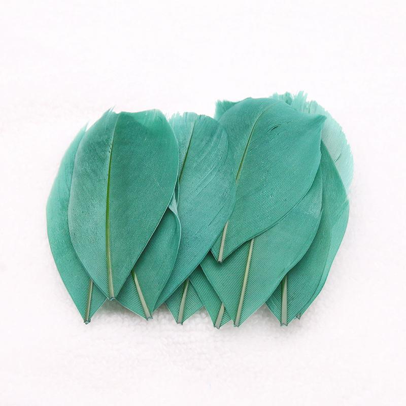 50Pcs26 Color Diy Jewelry Accessories Feather Color Floating Head Feather Goose Feather Craft Decorative Material
