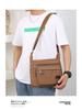 Men's Canvas Crossbody and Shoulder Bag - Casual Travel Messenger and Backpack