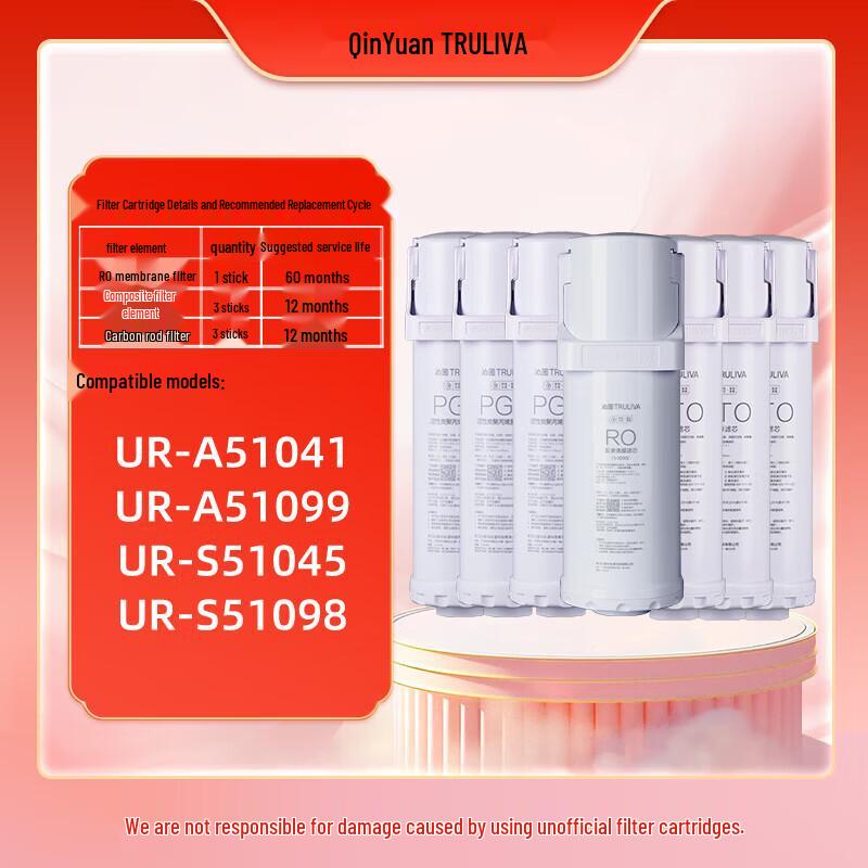 TRULIVA Water Purifier 3-Year Filter Set