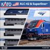 KATO N Gauge Amtrak ALC-42 & Superliner 4-Car Set, Model Train Set 10-1788