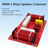 400W Speakers Filter Frequency Divider Treble Bass 2 Ways Audio Filter Circuit Board High Power for DIY Home Audio Systems