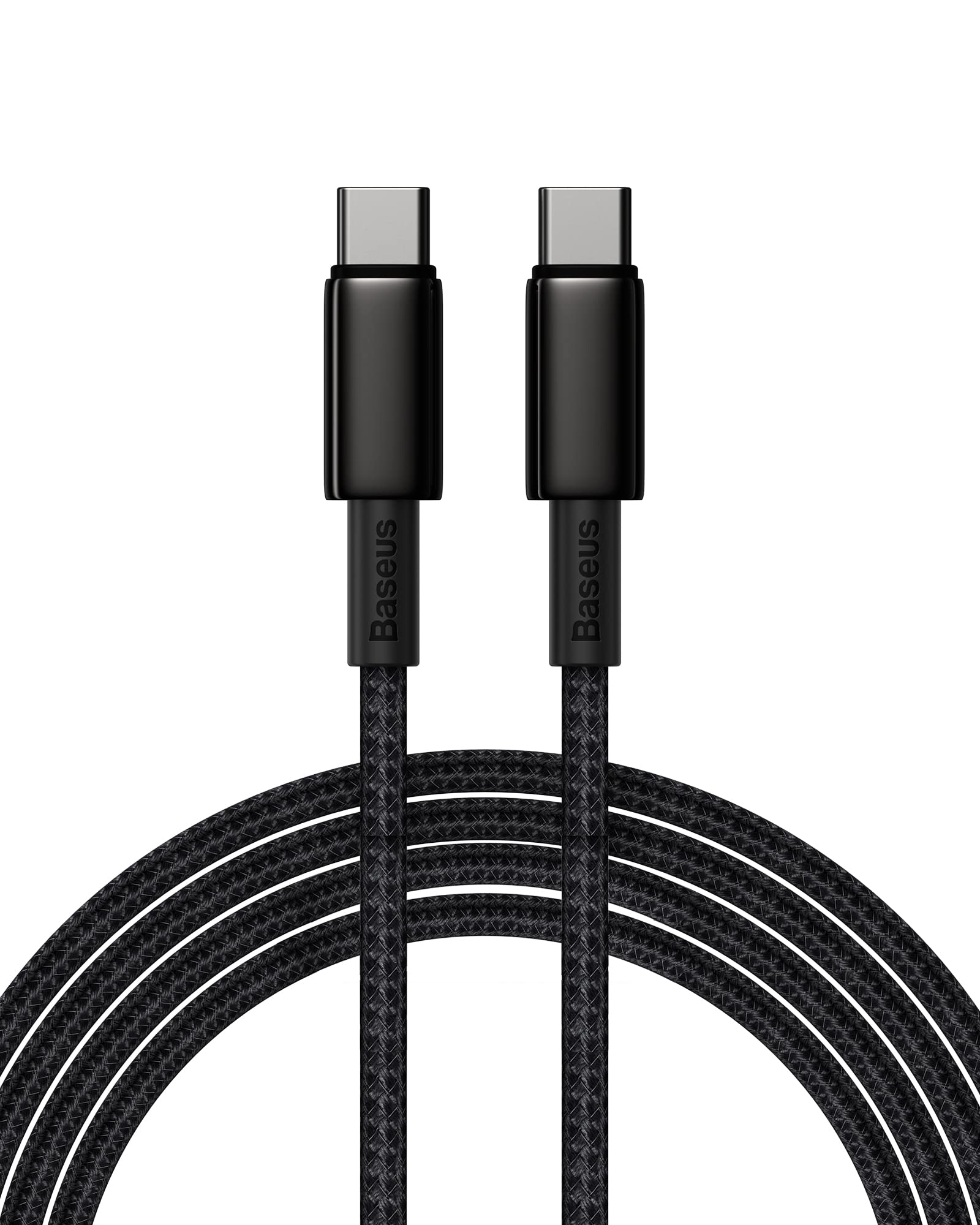 

Baseus к Кабелю Совместимый Быстрая Зарядка Цинковый Сплав Нейлоновая Оплетка Высокая Прочность Прочный Кабель Type-C Передача Данных 480 Мбит/с Совместим с iPad S22 чёрный