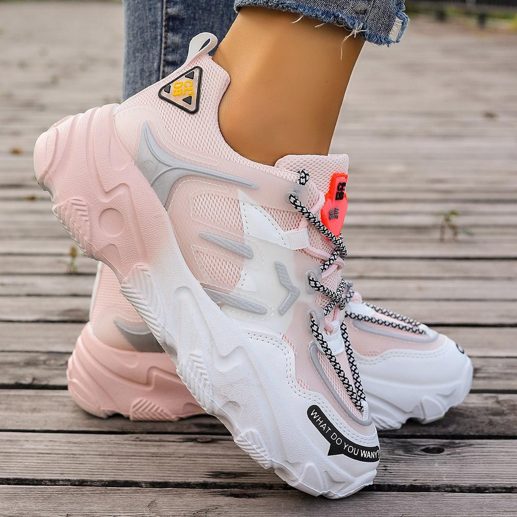Fashion 2024 Summer Women Outdoor Platform Shoes Vulcanize Fashion Casuals Height Increasing Anti-slip Chunky Sneakers Zapatos De Mujer