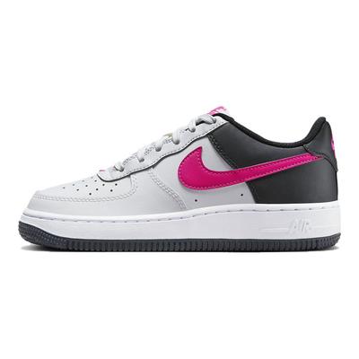 Дитячі кросівки Air Force 1 GS White Obsidian Pink Dark-Obsidian Fierce-Pink CT3839-109