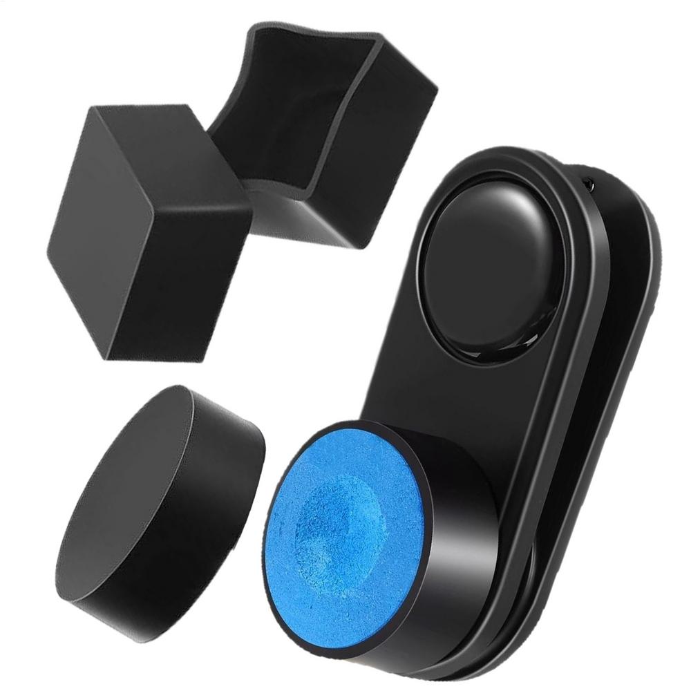 

Billiard Cue Chalk Case Strong Magnetic Billiard Chalk Case with Clip Secure Grip Ball Sport Train Supplies Billiard Accessories