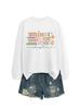 Just One More Chapter: Chic & Versatile Women's Long-Sleeved Sweatshirt
