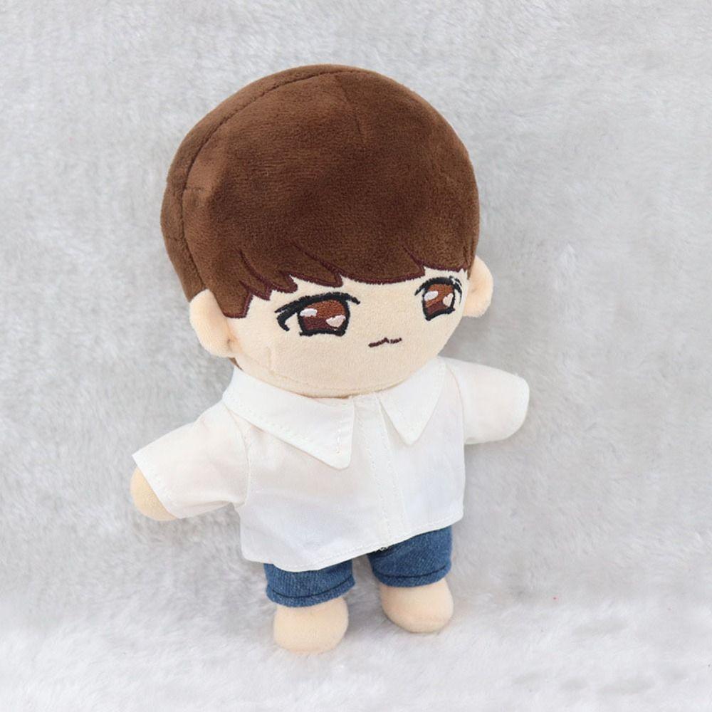 Toys Accessories Doll Clothes White Idol Doll Outfit Doll T-shirt 10/20cm Cotton Stuffed Dolls