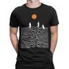 Men Women Cat Joy Division Black T Shirts Punk Rock Goth 100% Cotton Clothes Novelty Short Sleeve O Neck Tees Plus Size T-Shirts