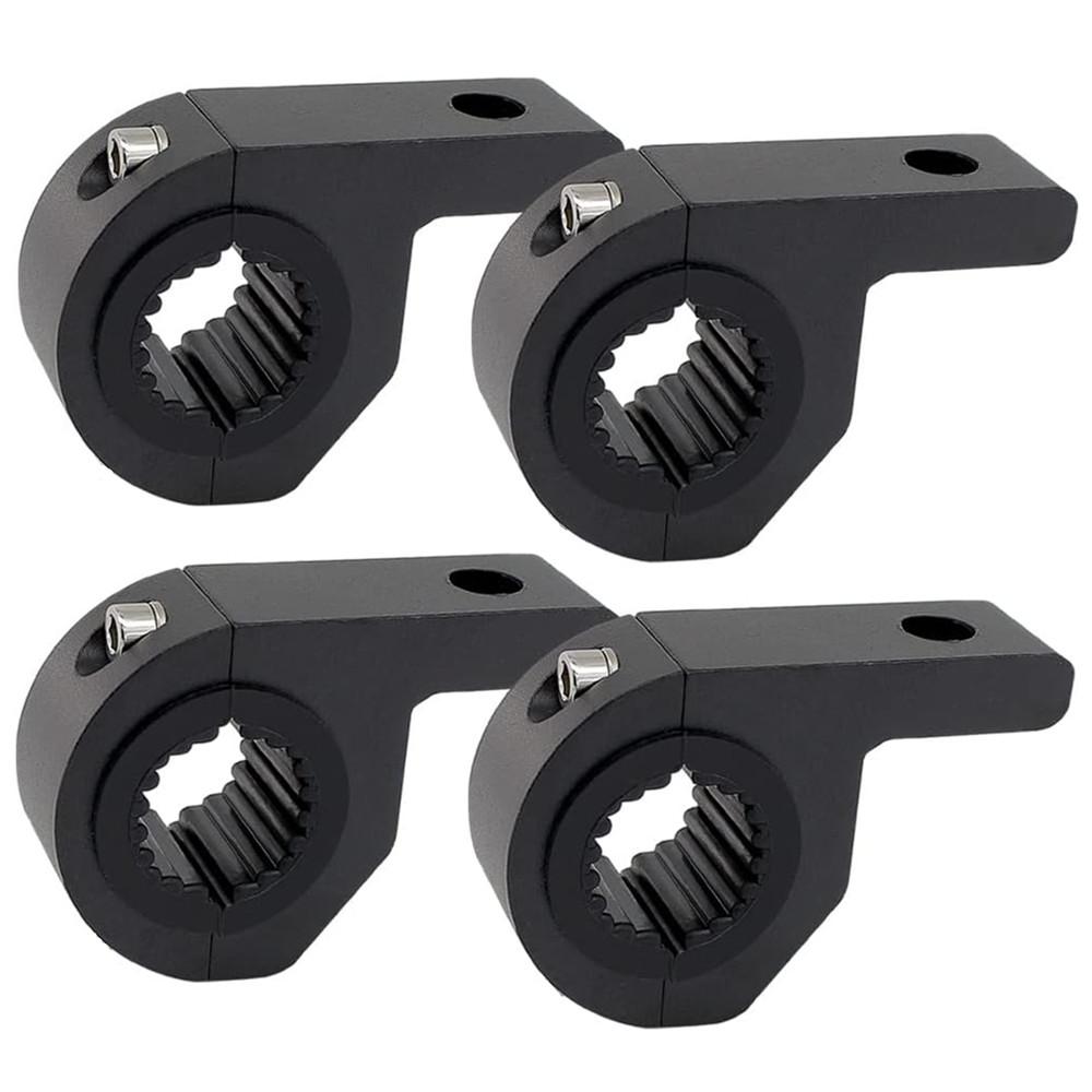 Motorcycle LED Headlight Clamps Bracket Spotlight Tube Clamp Mount Kit For Kawasaki Versys 650 Z900 Z1000 Suzuki 650 Africa Twin