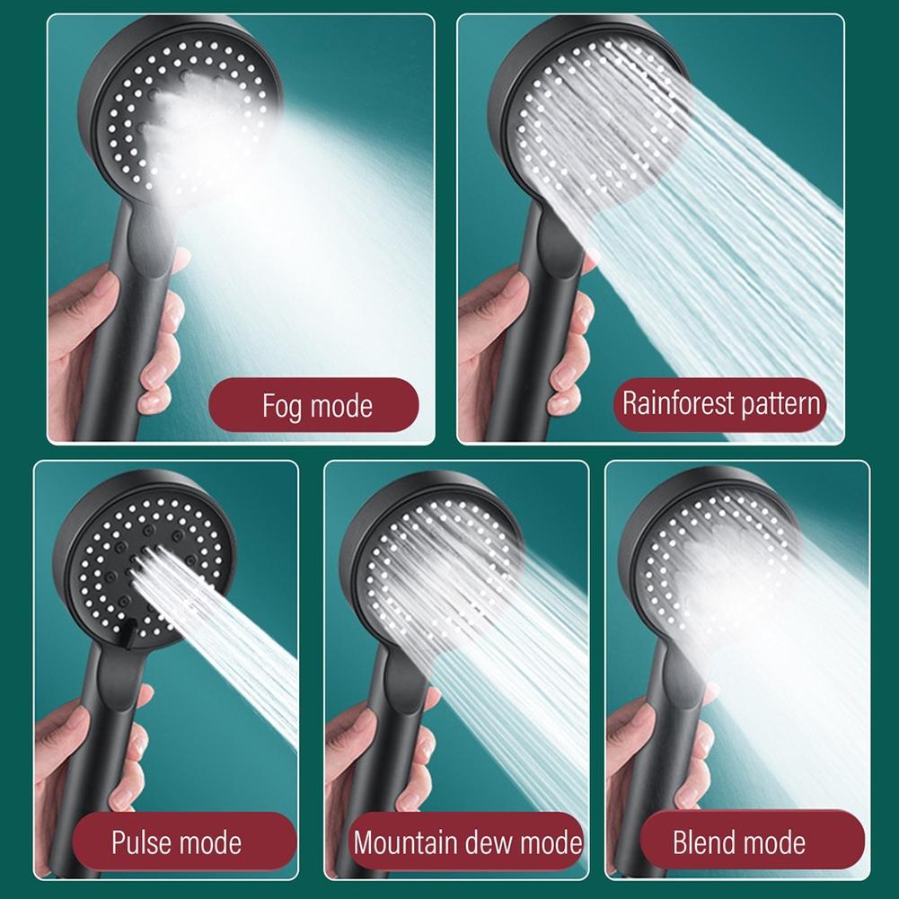 Upgraded Shower Head Adjustment Hand Shower Head ABS Plastic