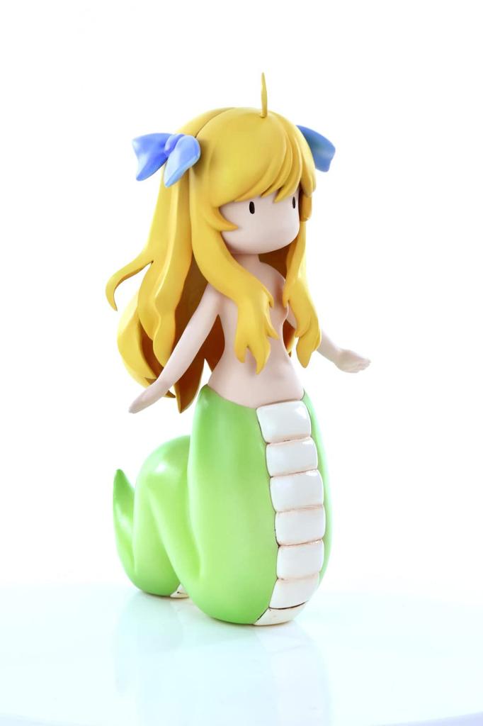 Bellfine Dropkick Approximately 150mm Plastic Molded In White Jashin-chan Jashin-chan, Tall, Non-scale Model, B5-011,