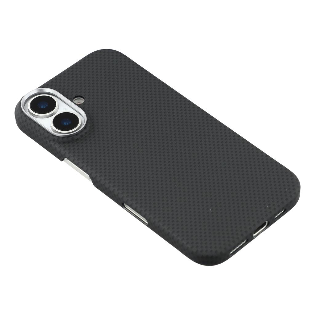X-LEVEL For iPhone 17 Case Compatible with MagSafe Carbon Nanofiber+Metal Lens Frame Phone Cover