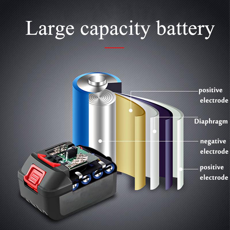 168VF 19800Mah Cordless Impact Wrench 