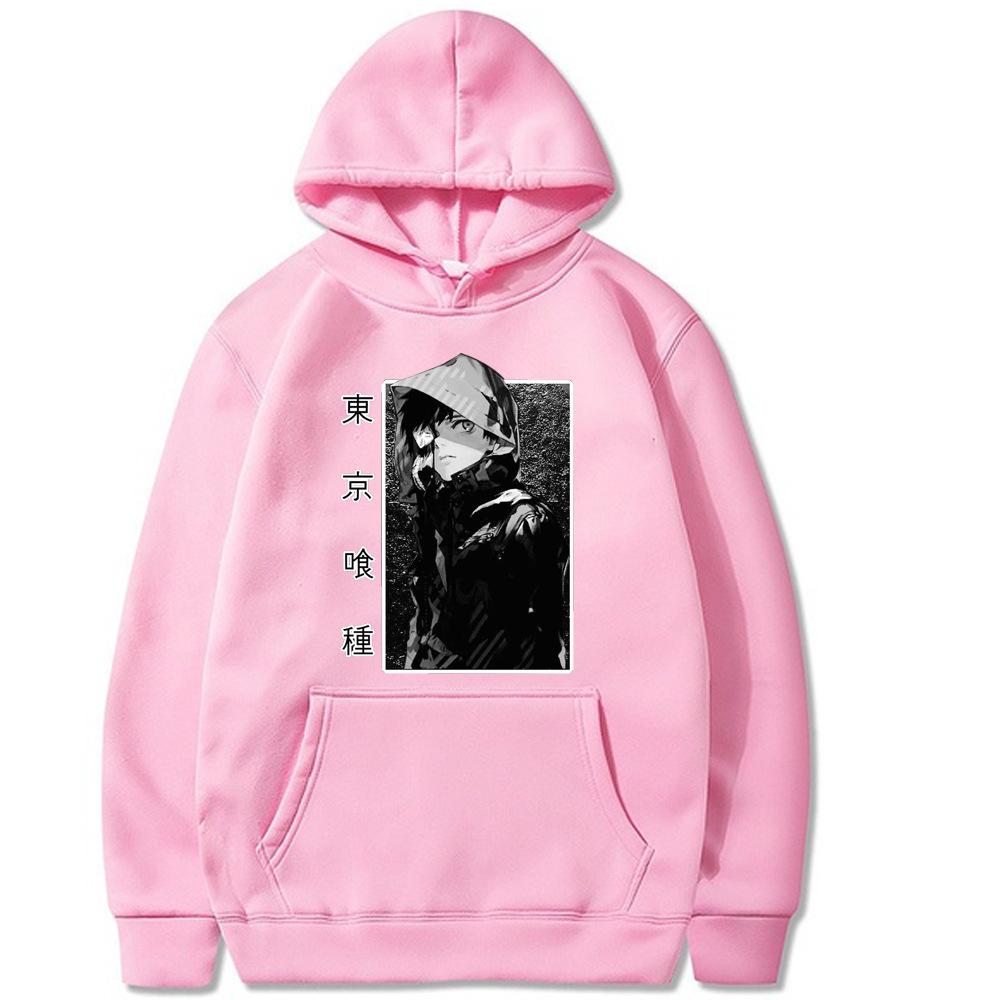 Tokyo Ghoul Kaneki  Hoodies Men Fashion Sleeve Sweatshirts Women Casual Harajuku Streetwear Pullovers Sudaderas