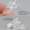 20pcs Self Adhesive Clips Tapestry Hangers for Hanging Storage Photo Spring Loaded Mini Transparent Single-sided Adhesive Clip