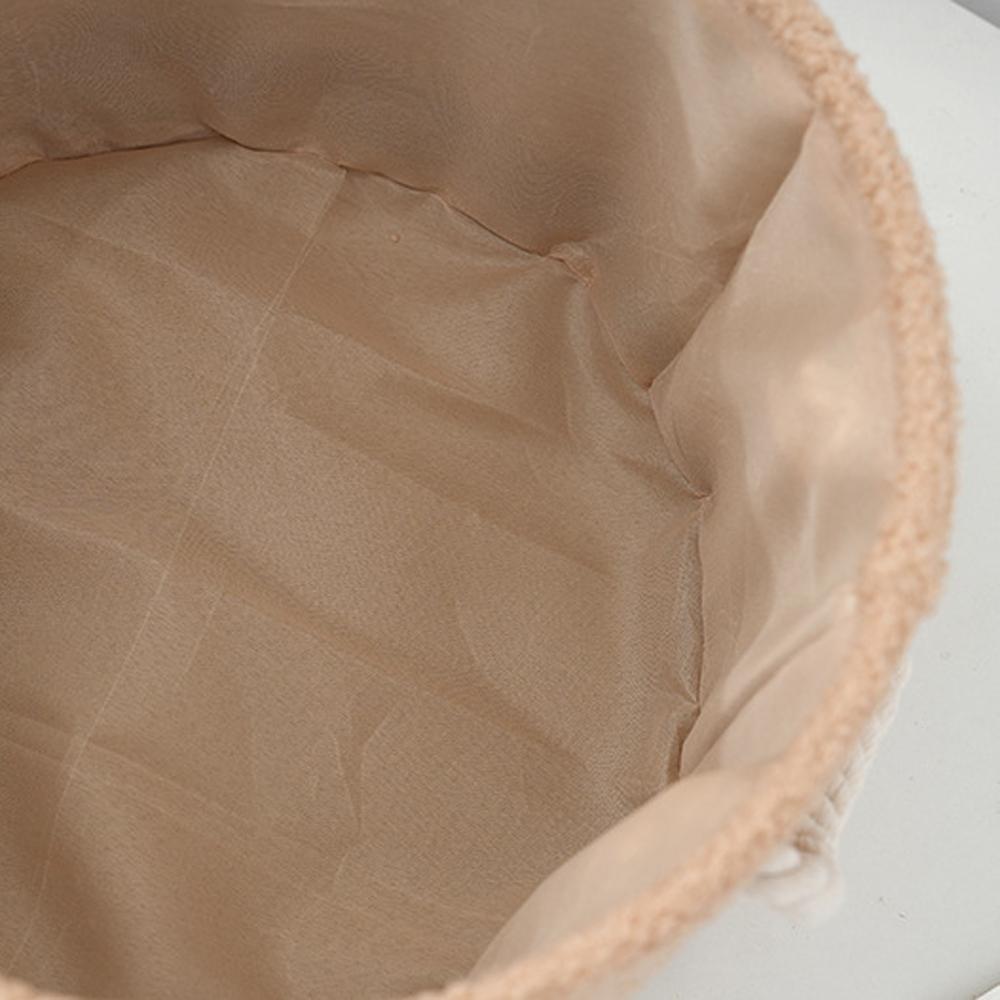 Cesto Porta Giocattoli per Cani in Peluche Pieghevole Scatola Porta Giocattoli per Cani con Manico Confortevole Adatto per Conservare Accessori Giocattoli per Animali Domestici