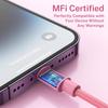 iPhone Charger, [Apple MFi Certified] 6Pack 3/3/6/6/6/10 FT Lightning Cable Car iPhone Carplay Cable Lightning to USB Charging Cord for iPhone 14 13
